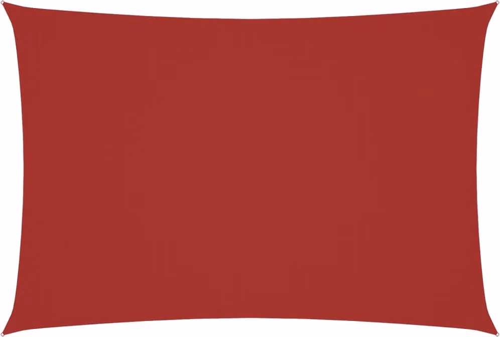 Parasole a Vela Oxford Rettangolare 3x6 m Rosso