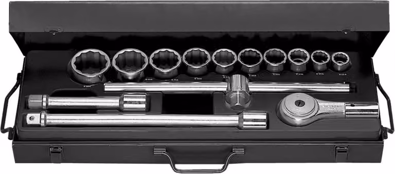 Facom Steckschluessel 3/4Z 12-Kant Set 14-tl