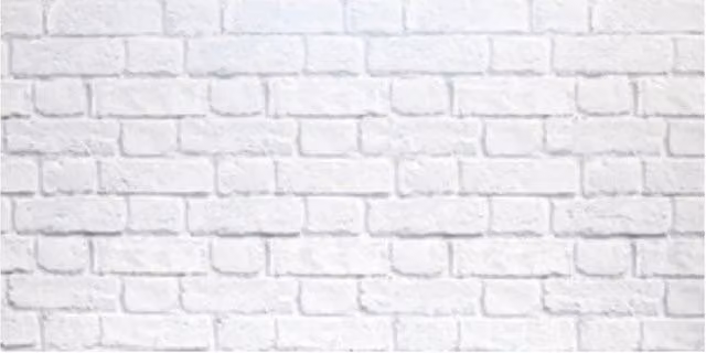 Pannelli decorativi per pareti Polimark in polipropilene bianco, confezione da 15 pezzi, L: 50 cm, H: 100 cm
