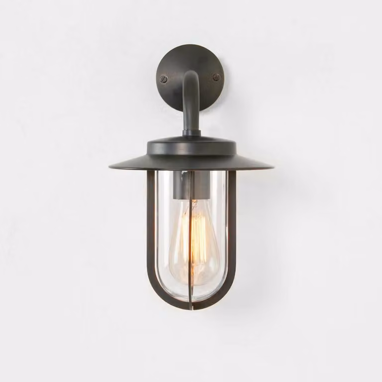 Lampada da parete per esterni Montparnasse in stile retrò, Variante: 205 x 330 x 240 mm, bronzo