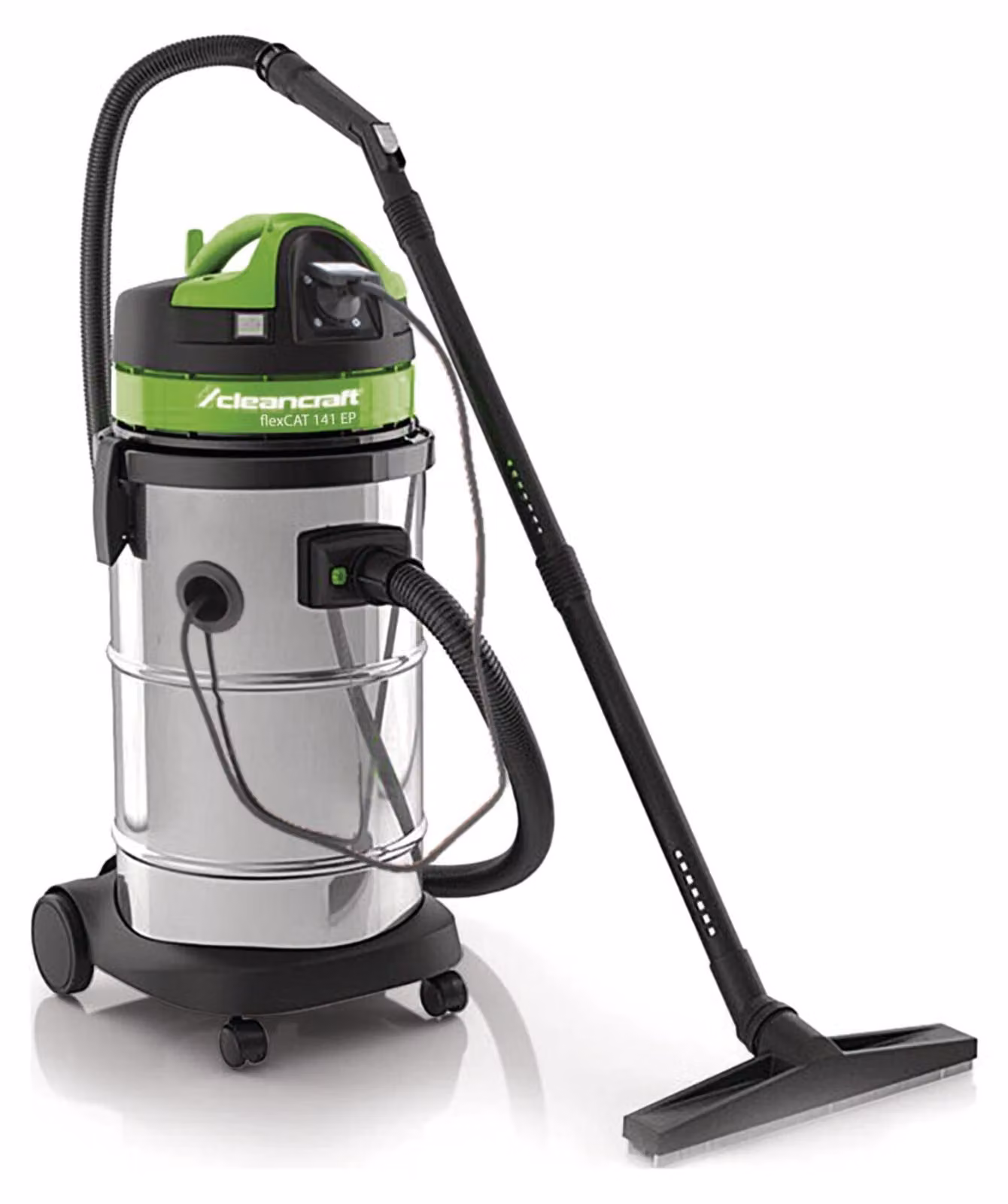 Cleancraft Nass- Trockensauger, Industriesauger Behälter 41 l, + Düsen, Saugrohr