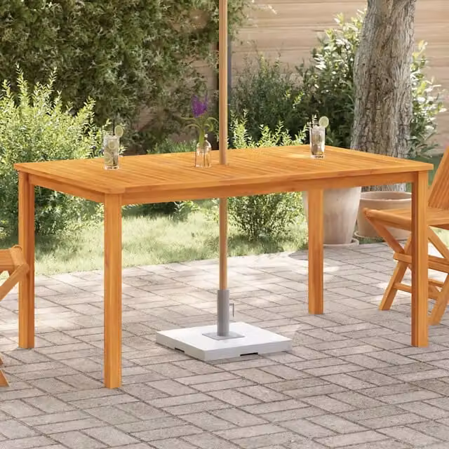Tavolo da Giardino 150x90x74 cm in Massello di Acacia 44105
