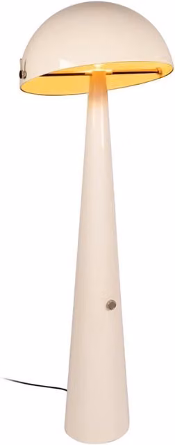 Lampada da terra fungo BARONE crema oro 1xE27 Lucide