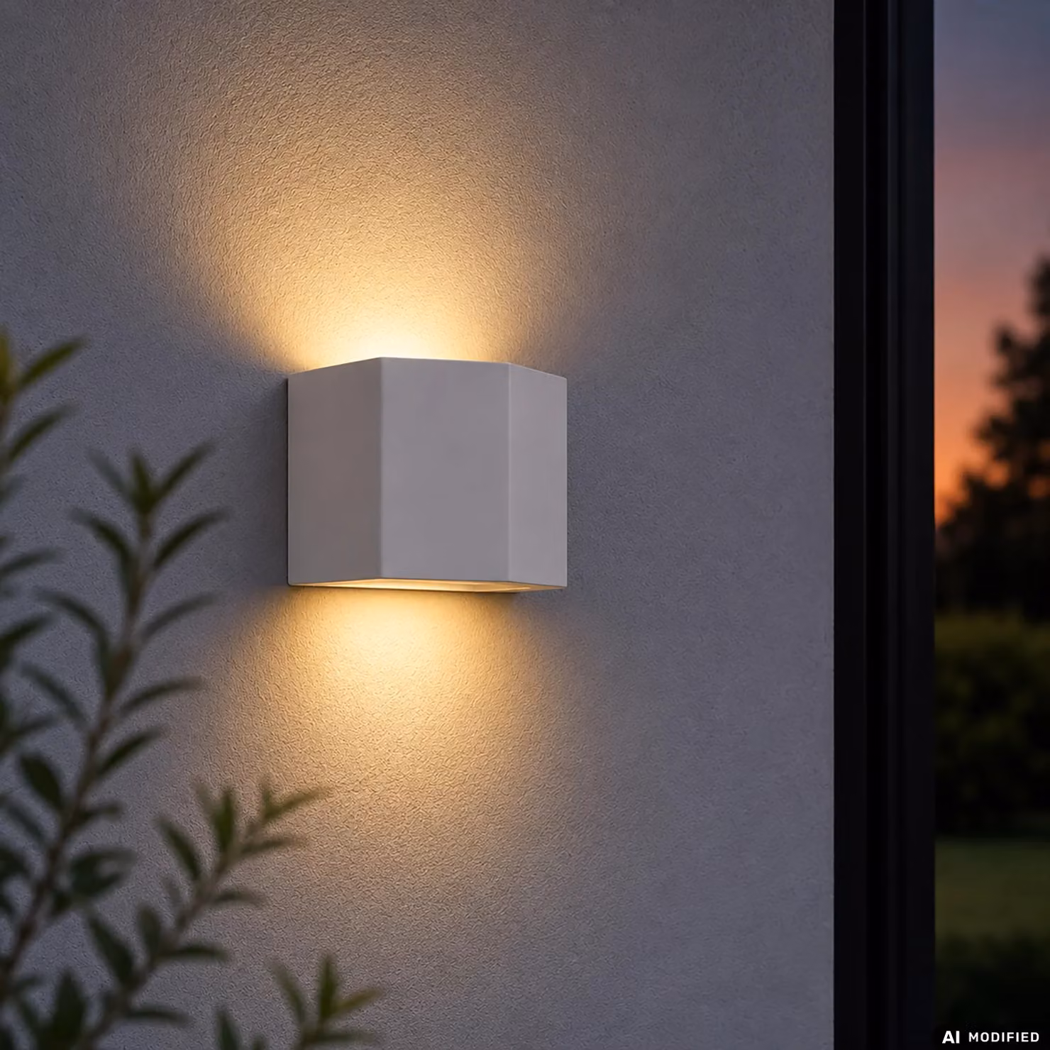 DICTROLUX Lampada LED da Parete Ricaricabile con Sensore di Movimento e Luce Up/Down, Disponibile in Bianco o Nero
