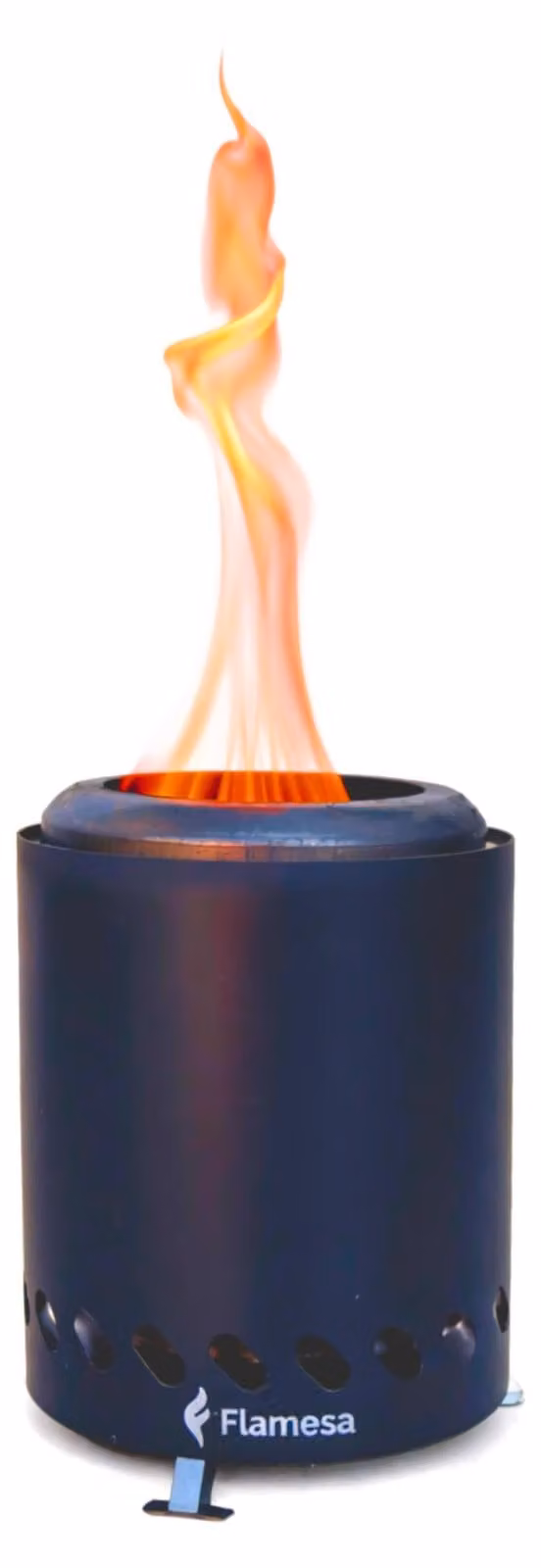 Flamesa® Vulcan – Braciere a pellet da tavolo nero per esterni