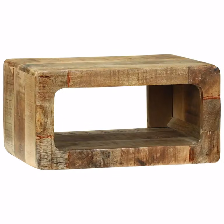 Set mobile TV moderno vidaXL in legno di mango marrone, 3 pezzi, L 100 cm x P 30 cm x H 32 cm