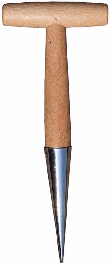 Segatrice - RVS - Impugnatura in legno - 5 mm - Trapianto