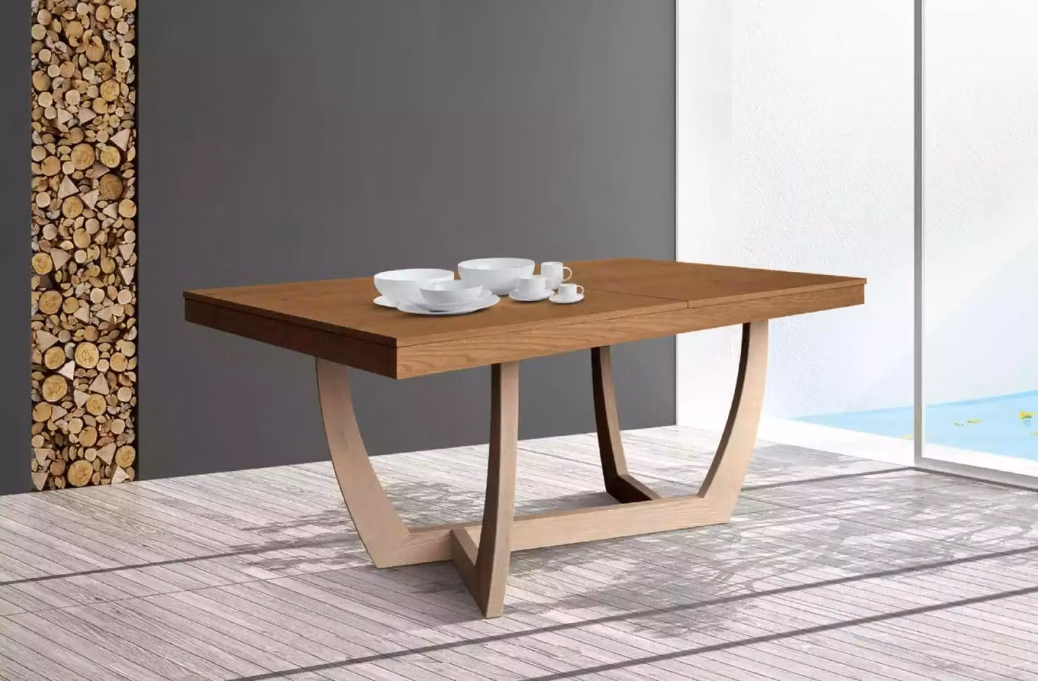 Esstisch Ausziehbar Küchentisch Esstische Tisch aus Holz Holztisch