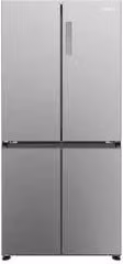 Frigorifero americano Haier Serie 3 Cube HCR3818DNMM Multidoor in acciaio inox con tecnologia No Frost, Capacità Netta 467 litri, Classe D, H 181,5 cm x L 83,3 cm x P 65 cm
