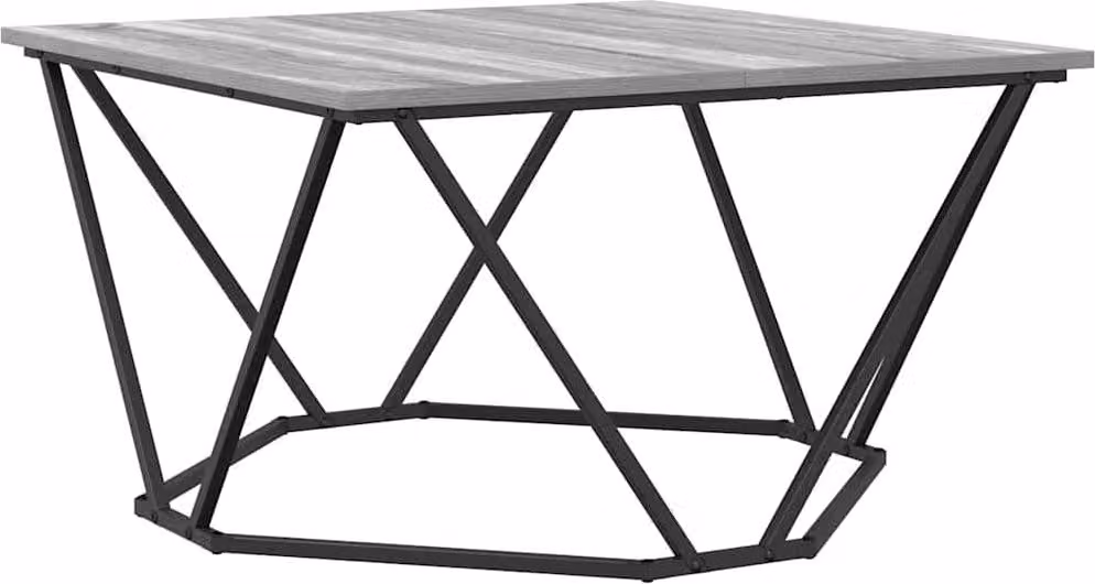 Tavolino da salotto Grigio Sonoma 80 x 80 x 45 cm