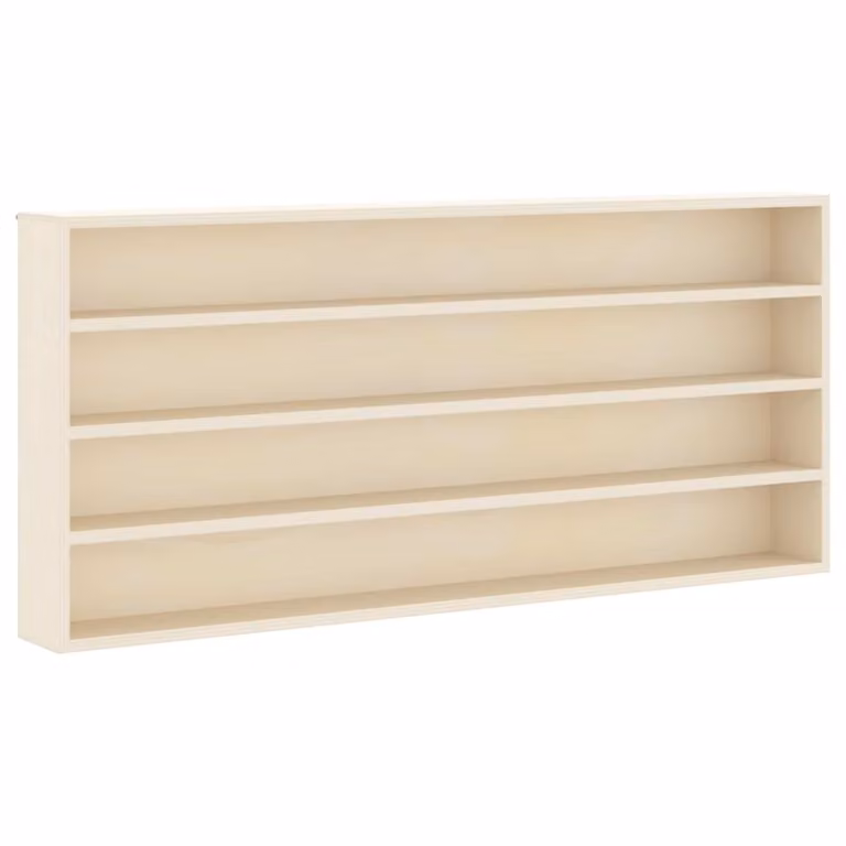 Vetrina da parete moderna vidaXL in MDF Beige L: 80 cm, P: 8,5 cm, H: 36 cm