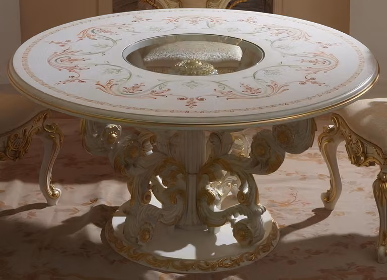 Esstisch Design Möbel Einrichtung Tische Massivholz Tisch Luxus Italienische