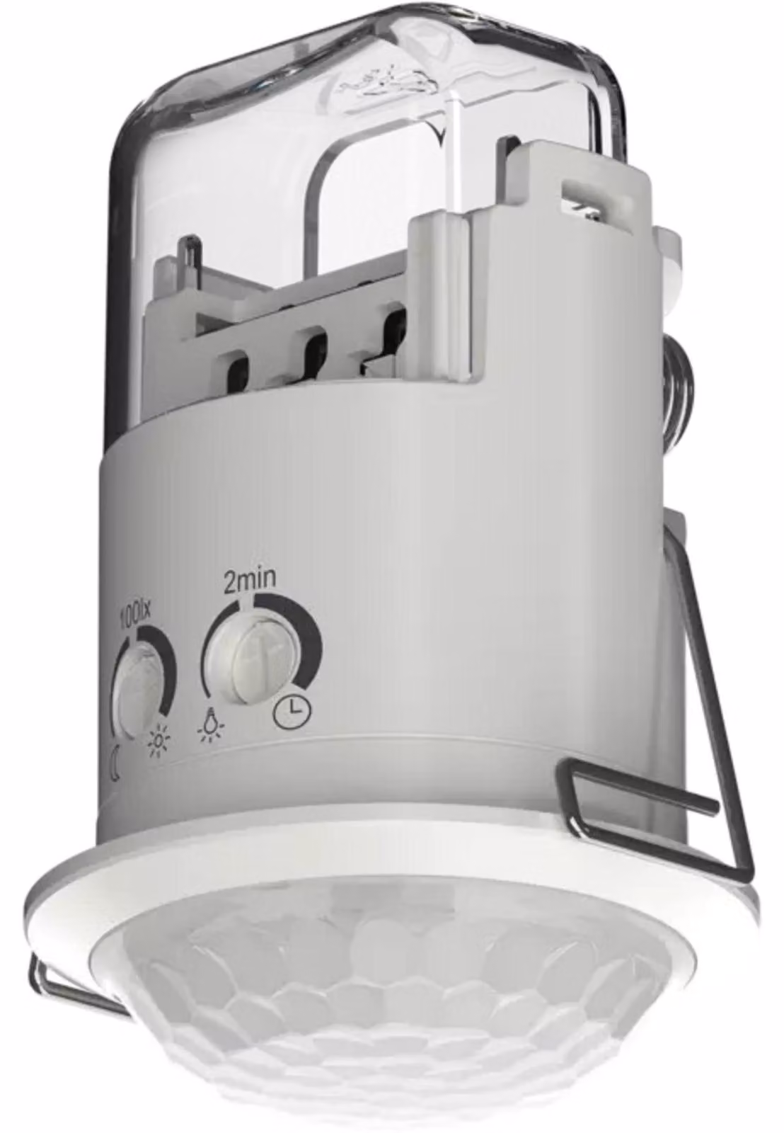 Rilevatore di movimento Theben, DE, montaggio a soffitto, area di rilevamento circolare, trasversale 6 m, 1 pz.