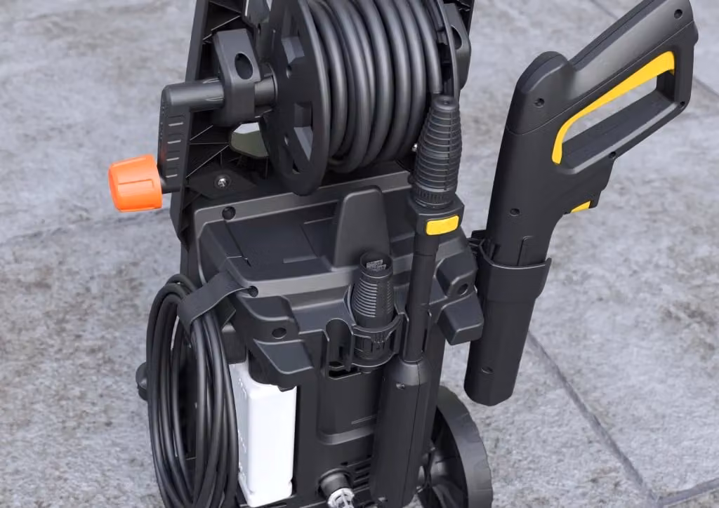 Stanley Idropulitrice ad Alta Pressione SXPW16PE per Auto ed Esterni con Lavapavimenti e Spazzola Fissa, 1600 W, 125 bar, 420 l/h – 2