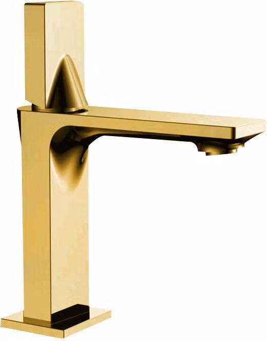 Mexen Crux rubinetto per lavabo, oro - 744400-50