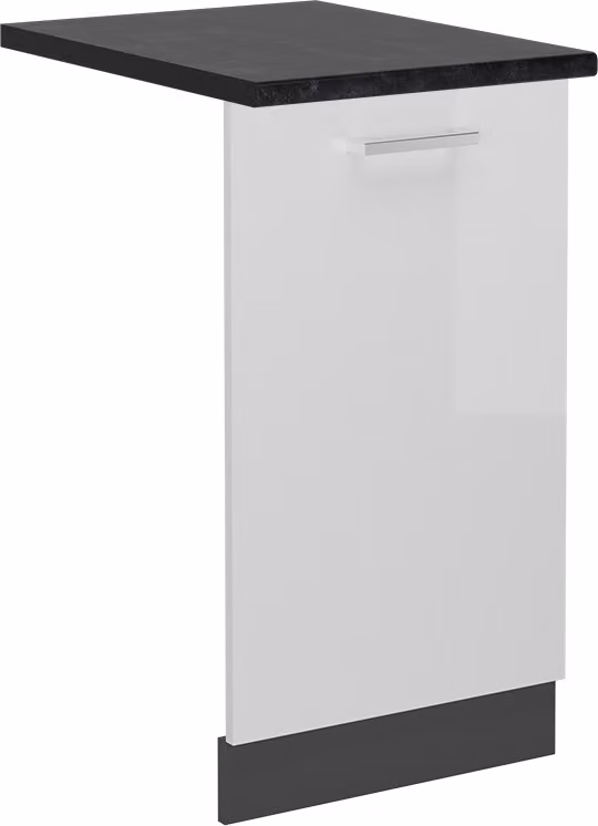 Pannello frontale Vicco R-Line Bianco lucido 45 cm , PL Antracite, Model 54919