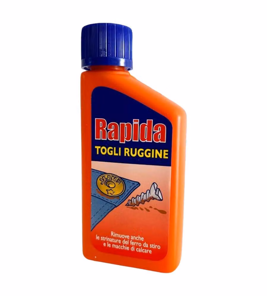 RAPIDA Smacchiatore Antiruggine Liquido 50ml Bianco Senza Profumo