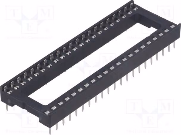 5x Zoccolo: DIP DS1009-42AT1WX, zoccolo DIP, tipo Stard, montaggio a foro passante, passo 15,24 mm, 42 pin