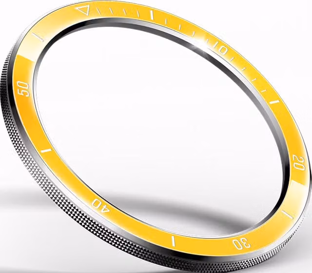 Cornice per Xiaomi Watch S3 e Watch S4 colore Giallo Cromo