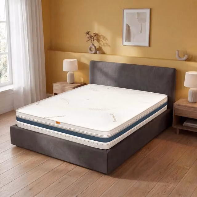 Materasso Ibrido Miasuite con Memory Foam e Waterfoam, Bianco, L/P/H: 190 x 80 x 30 cm – 1