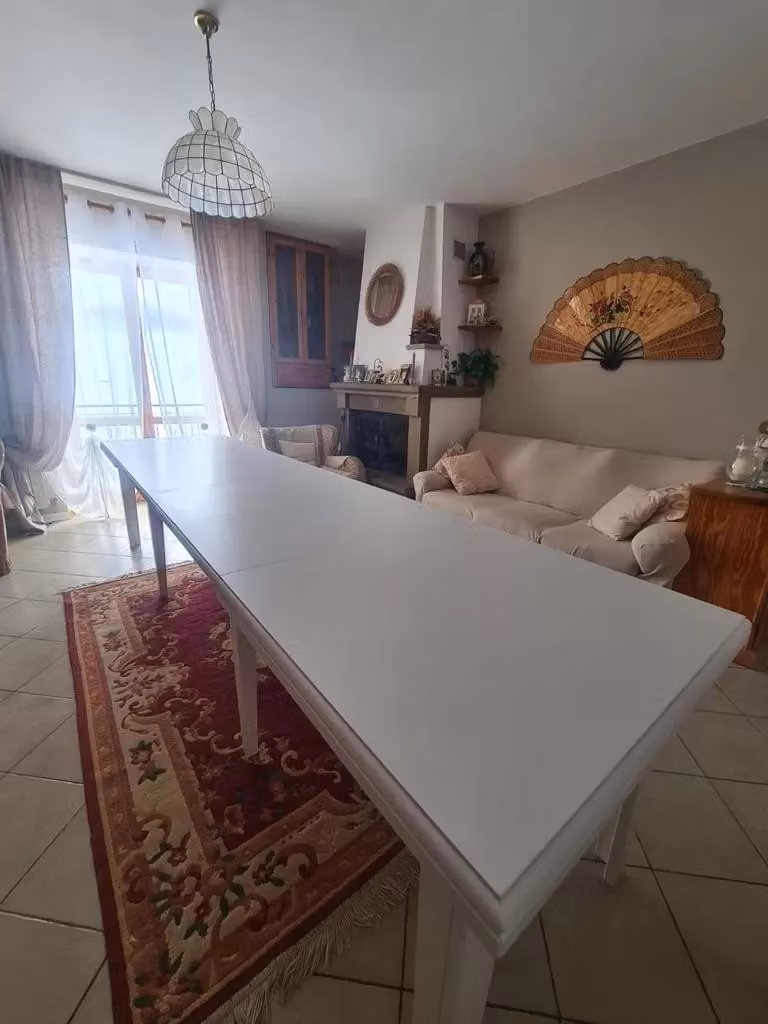 Tavolo rettangolare classico allungabile in legno laccato bianco Mobili 2G L: 180 cm, P: 85 cm, H: 75 cm – 4