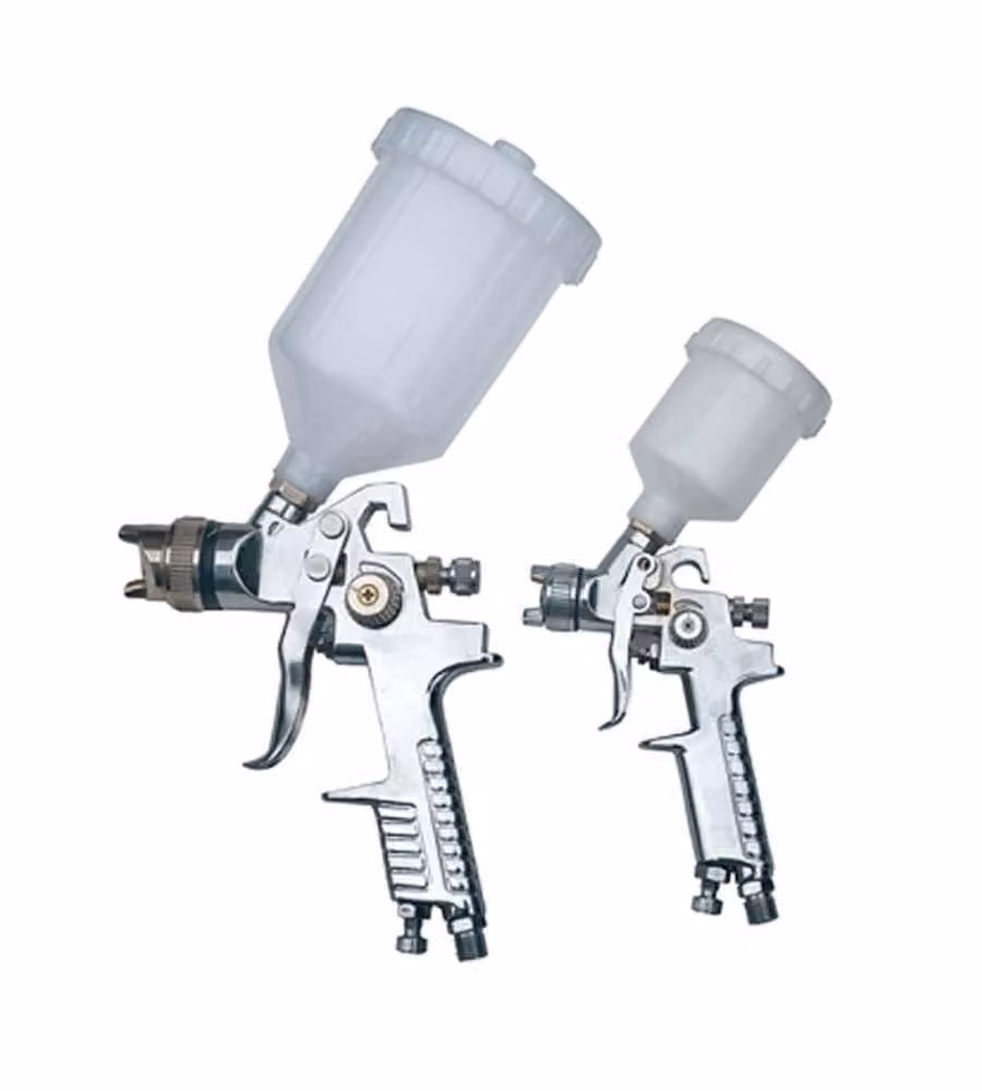 Set Spruzzatori di Vernice 2 pz HVLP