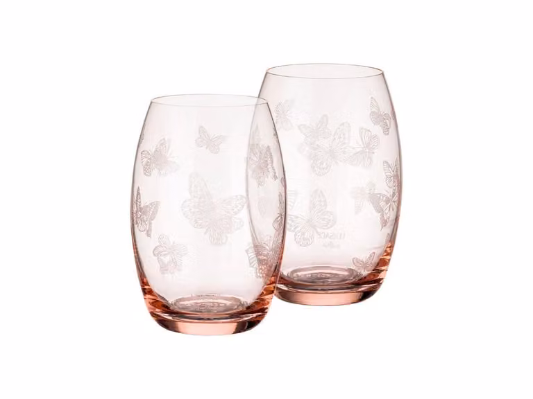 Le Jardin de Versace Bicchiere Long Drink - Set da 2 / Rosa