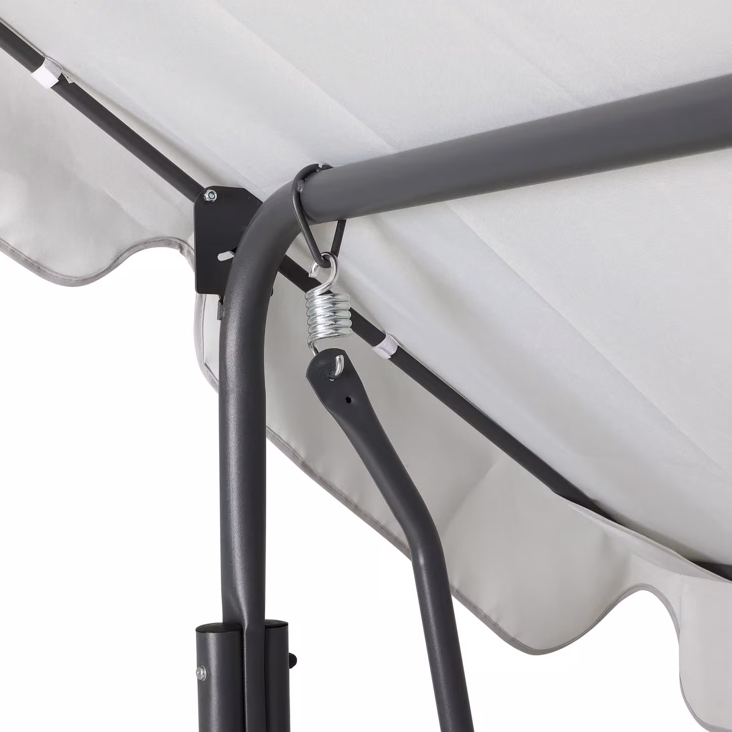 Altalena Hollywood Casaria grigio antracite con tendalino e copertura inclusi – 2