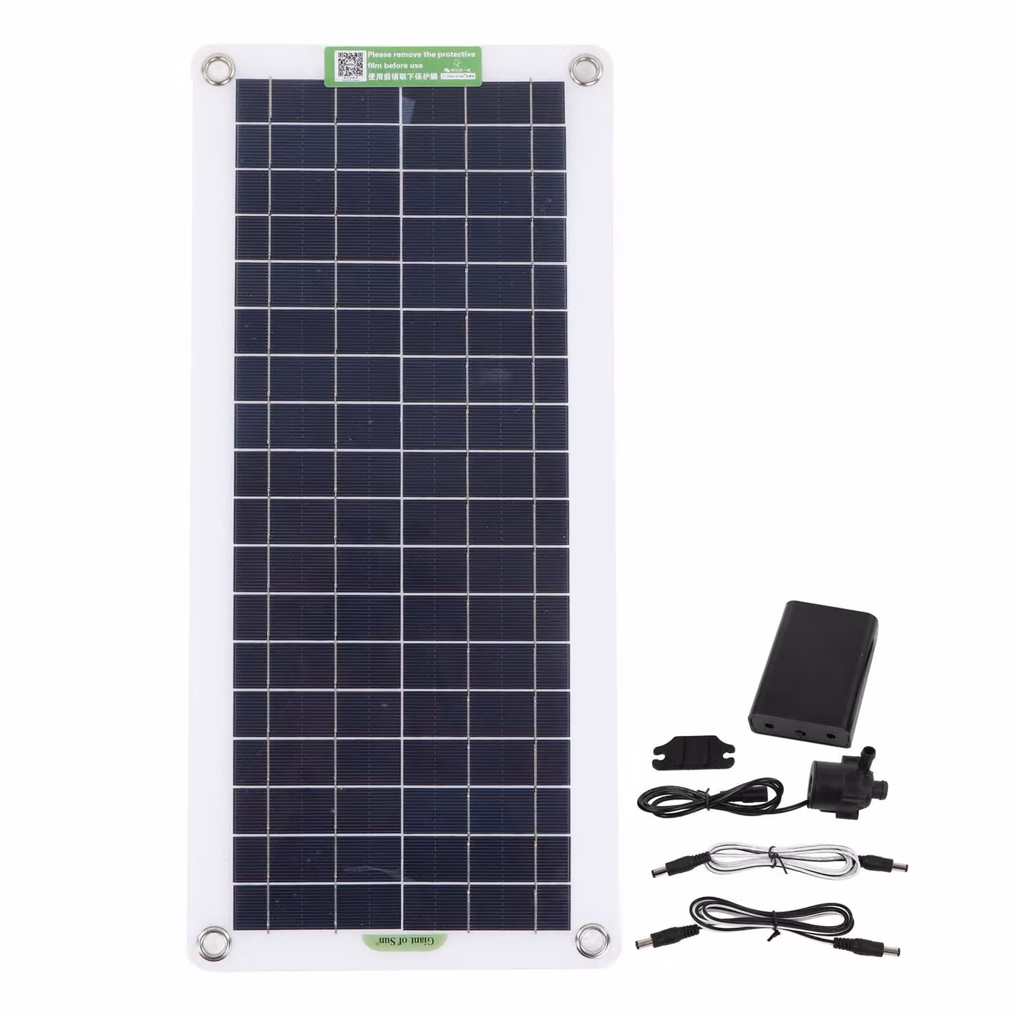 pompa per acqua a energia solare da 10W 12V Pompa sommersa solare a basso rumore per pozzi con corsa di 5 metri 800L/H
