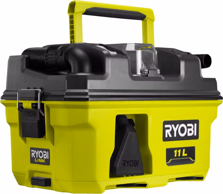 RYOBI - 18V ONE+ Workshop Vacuum Cleaner - 11.8 kPa - 11 L Collector - With Accessories & Adapter for ONE+ Tools - RV1811
