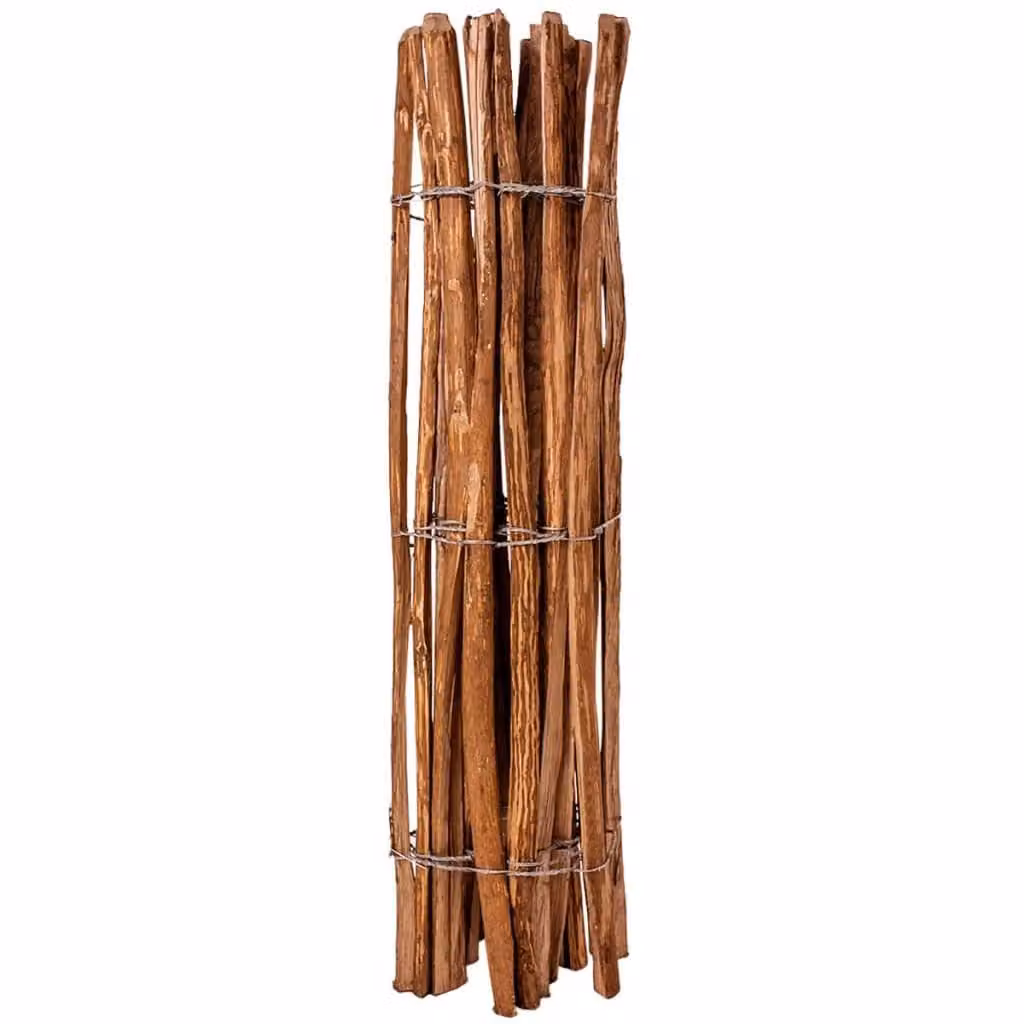 vidaXL Picchetto di recinzione nocciola 120x250 cm