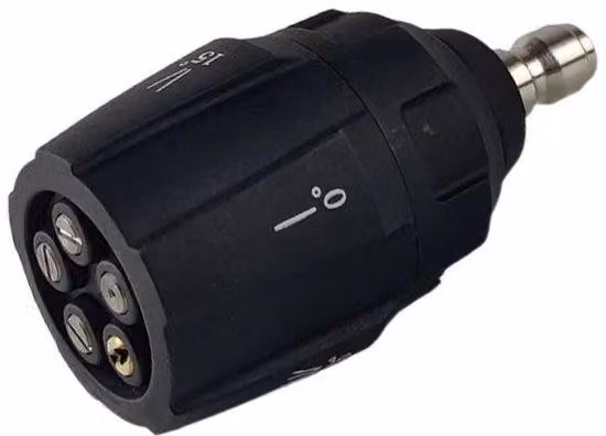 Ugello a getto ad alta pressione 5-in-1 – con raccordo rapido da 1/4 di pollice, angoli: 0°, 15°, 25°, 40°