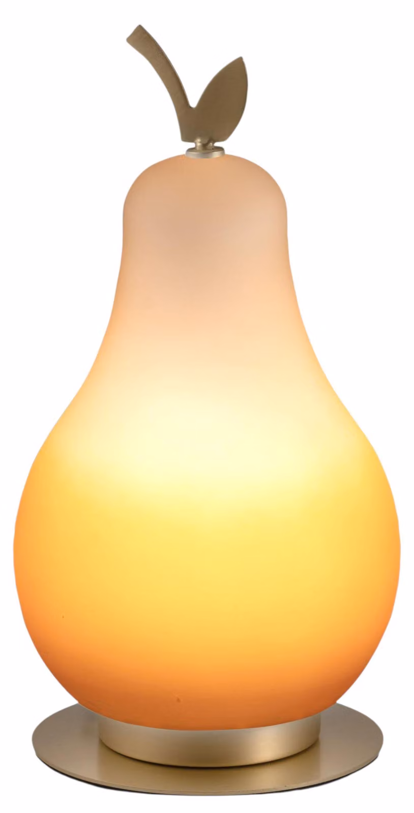 Lampada da Tavolo Wilma 8W LED Integrato 3000K Arancio/Ottone Satinato, Regolazione Luce al Tocco, IP20, 230V, Design in Metallo e Vetro - Wilma