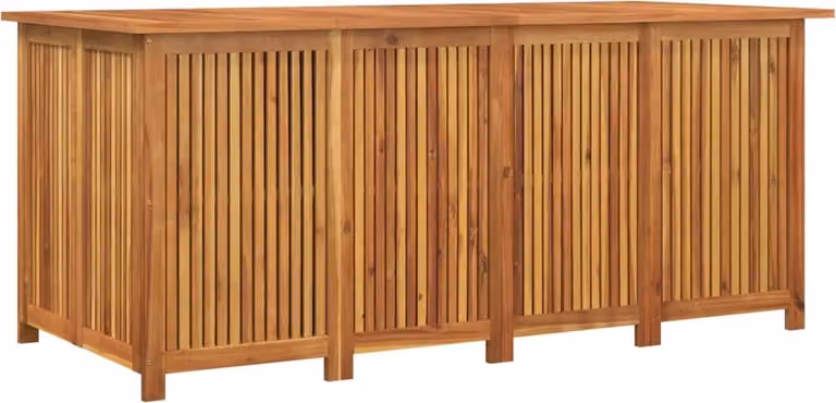 Contenitore da Giardino 175x80x75cm in Legno Massello di Acacia