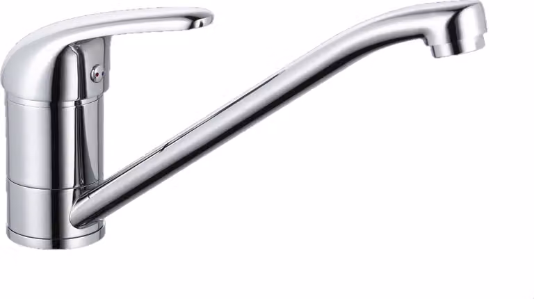 Rubinetto da cucina FALCON di SCHÜTTE, rubinetto da cucina a montaggio rapido, miscelatore da cucina girevole a 360°, miscelatore per lavello cromato