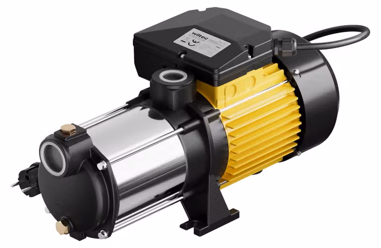 Pompa centrifuga multistadio, portata 10.200 l/h, potenza 1650 W, altezza di mandata 65 m
