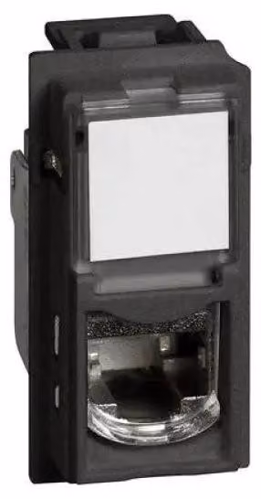 Basis RJ45 CAT6 UTP 1 Modul BTicino Living Now K_4279C6 Dark