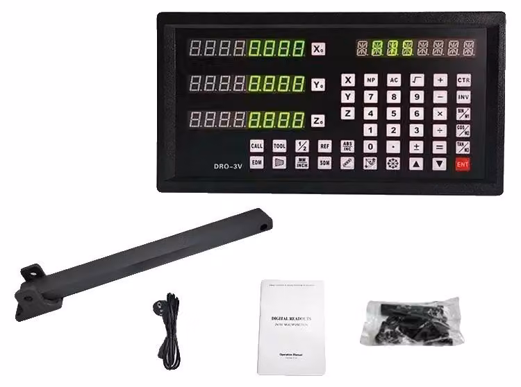 Display digitale, alta precisione, ampia compatibilità, display DRO-3V