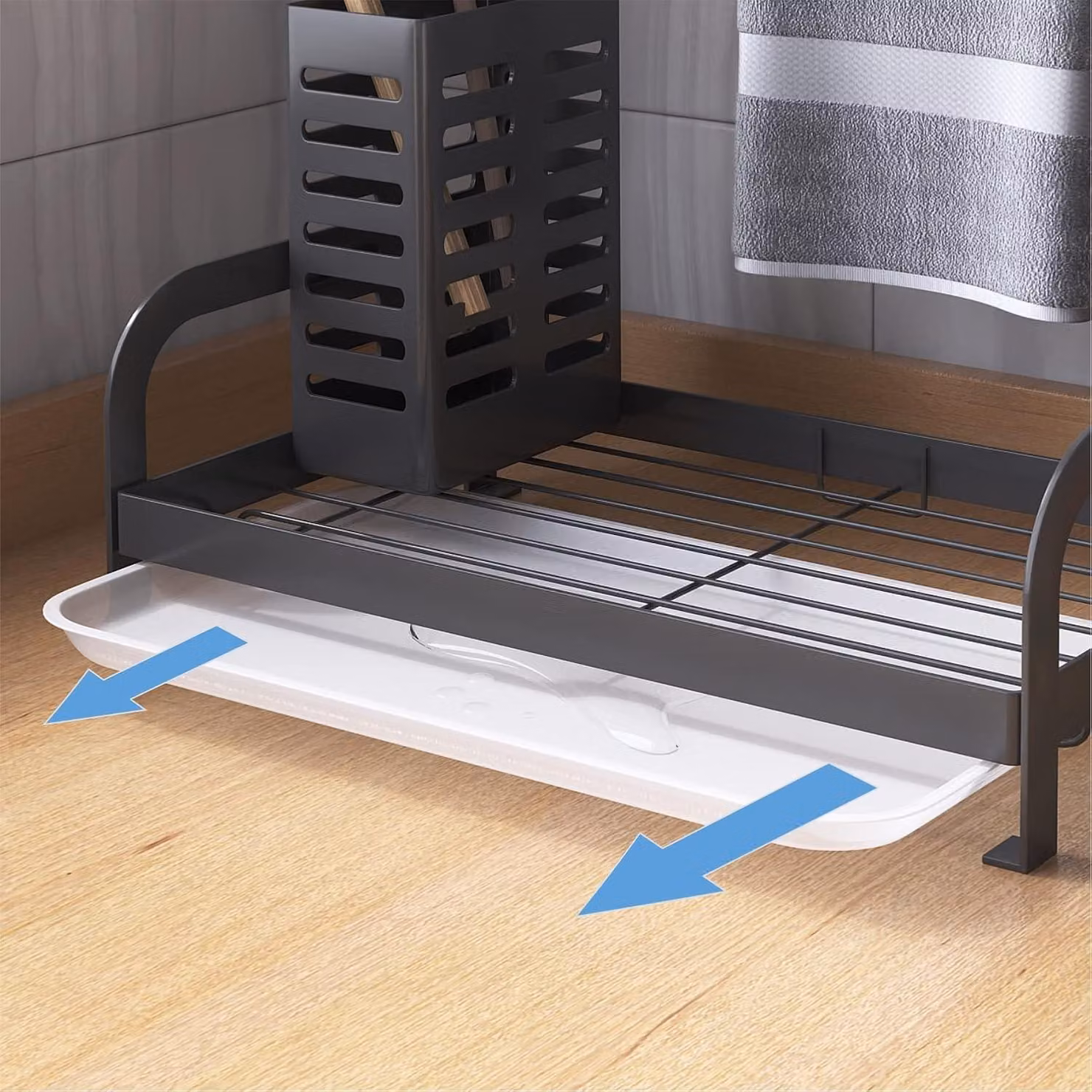 Organizzatore per il lavello - Porta spugne e porta strofinacci multifunzionale per la cucina e il bagno
