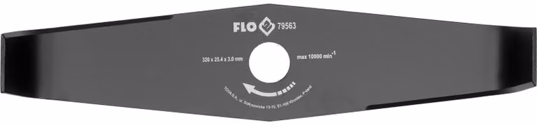 Lama trinciatrice per decespugliatore 320 mm, 25,4 mm