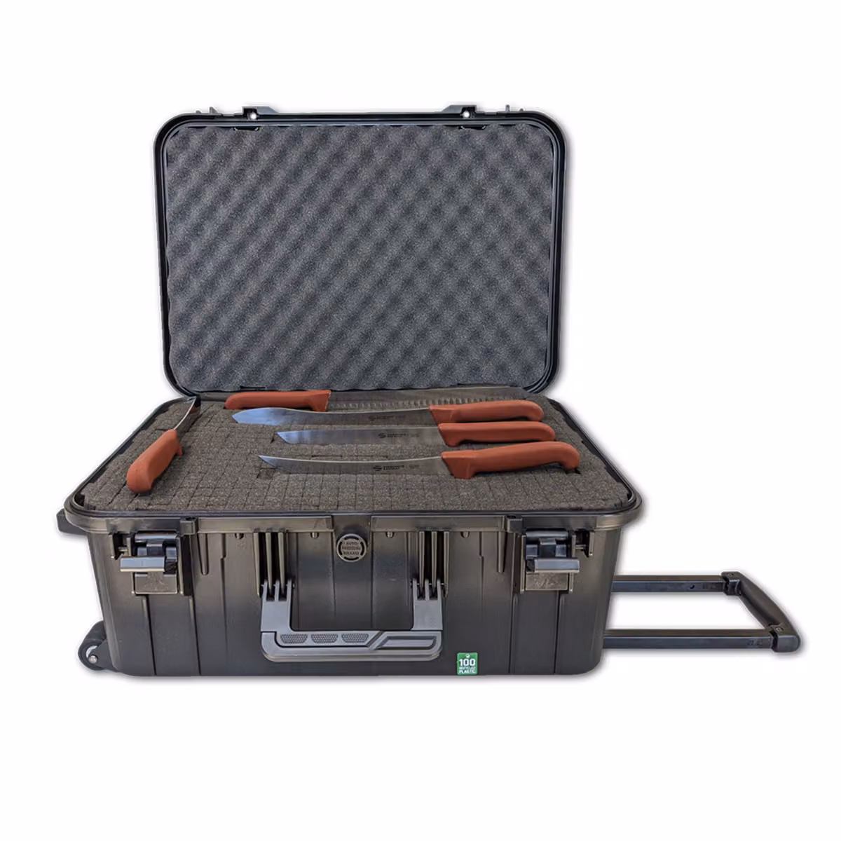 Trolley 15 coltelli e 7 accessori, linea BBQ Ambrogio Sanelli