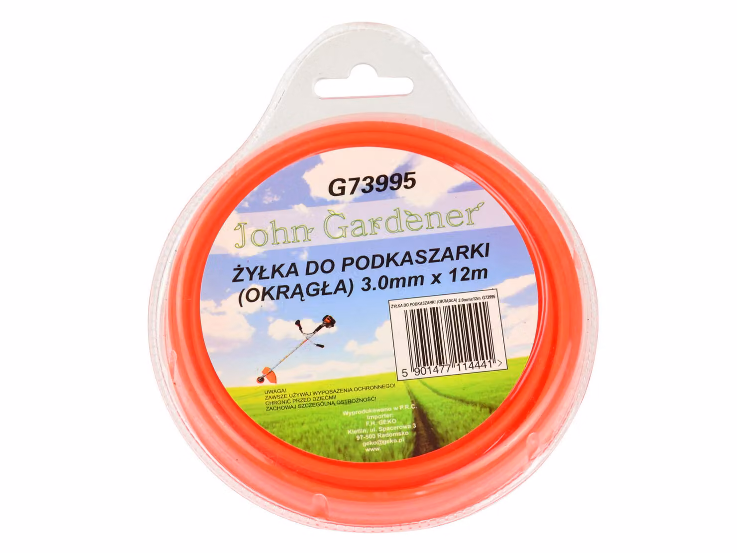Filo per decespugliatori 3 mm, 12 m, rotondo 00993