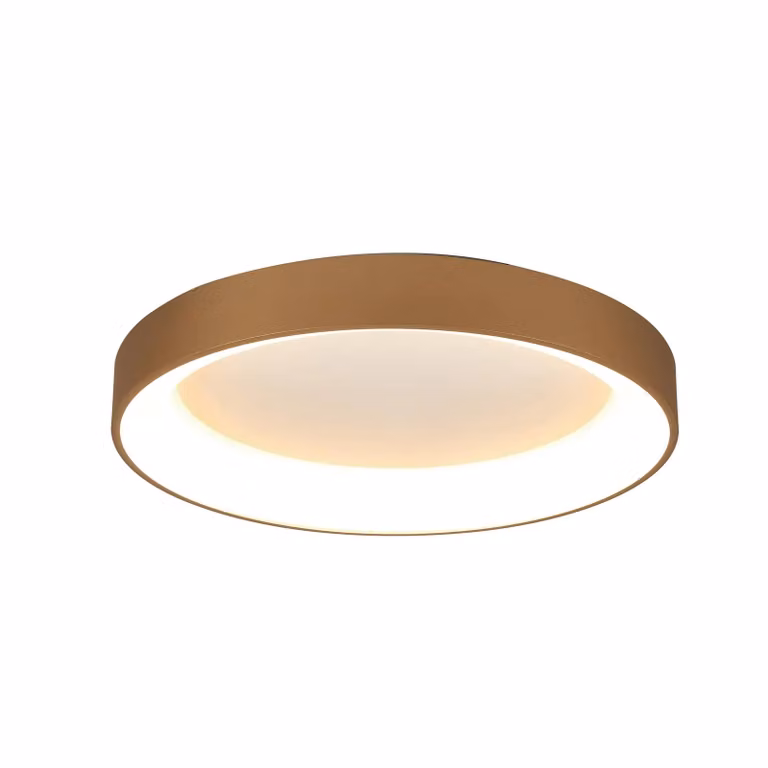 Mantra Iluminación Plafoniera a LED Niseko II, dimmerabile, Ottone / Oro, Soggiorno / Sala da pranzo, Alluminio, Moderno, Plafoniera LED