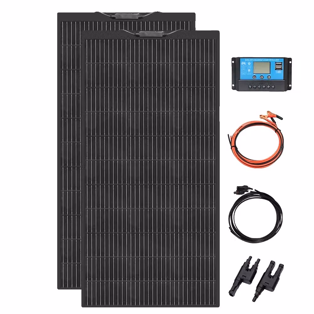 Pannello solare flessibile, potenza di 240W, efficienza del 24%, kit solare da 240W