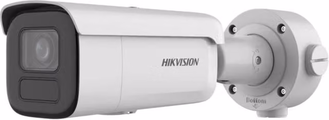 Telecamera di sorveglianza IP Hikvision DS-2CD2646G2HT-IZS Darkfighter AcuSense Varifocale Bullet PoE Bianca