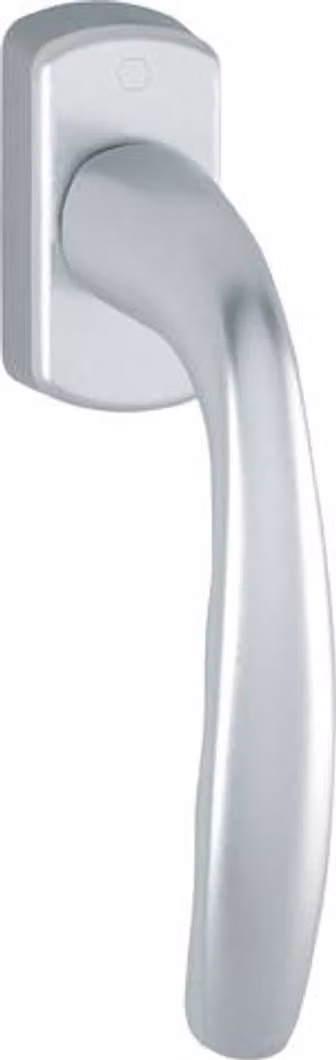 Maniglia per finestra HOPPE NY 0810/U10 alluminio F9016/bianco traffico supporto 35mm - 3285419