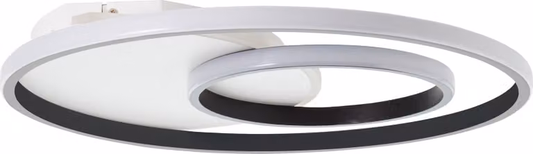 BRILLIANT Merapi Plafoniera LED 51x51cm bianco/nero G99389/75
