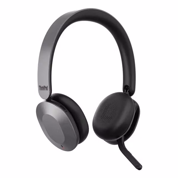 Cuffie Lenovo ThinkPad Dual Mode ANC Bluetooth e USB-C con microfono, pieghevoli, grigie – 3