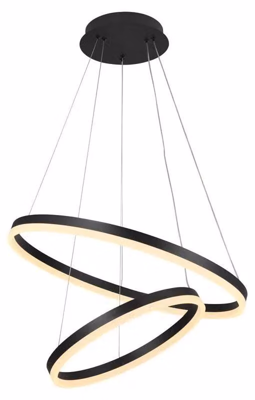 Lampada a sospensione a LED con cavo, inclusa di telecomando, 70W - Modello J4310/B
