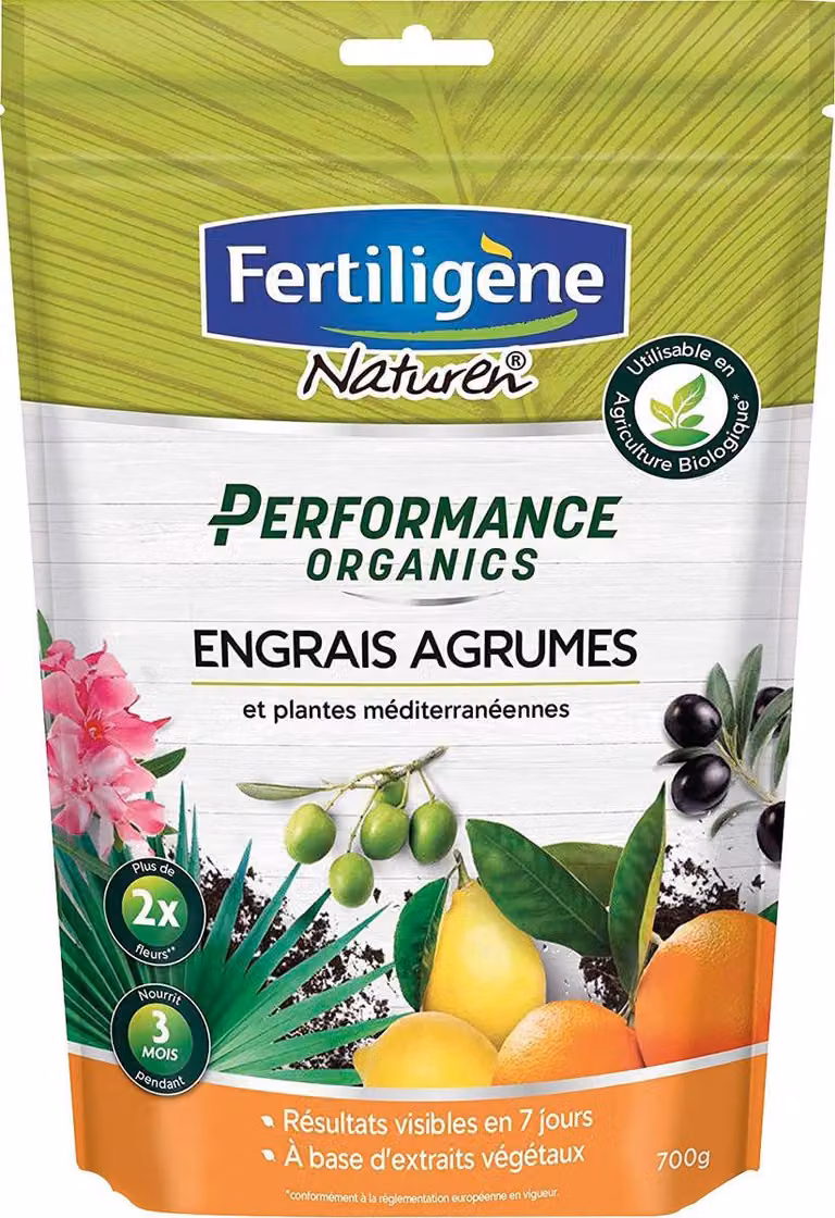 Fertilizzante per agrumi Fertiligène - Nutrizione completa per agrumi e piante mediterranee - Fertiligène